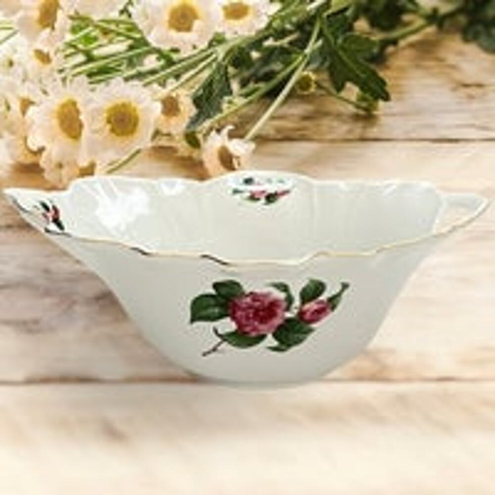 Vintage Formalities By Baum Bros. Victorian Floral China 9” X 5”